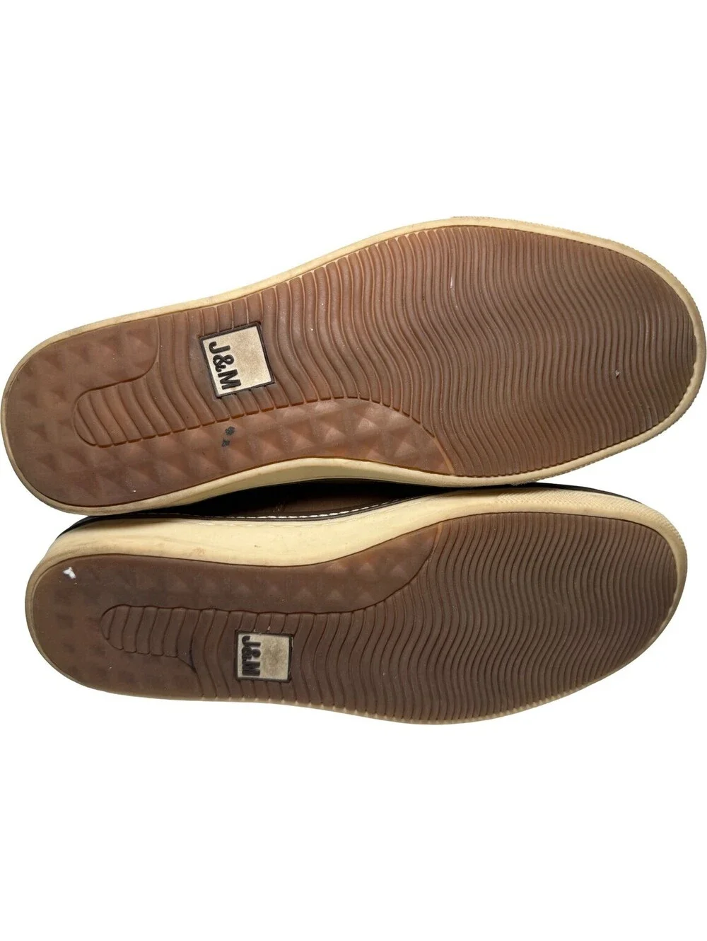 Johnston & Murphy J&M Mens 10.5M Brown Leather Sheepskin Shoes 25-1642 Sneaker
